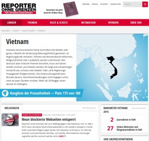 Internetzensur Vietnam