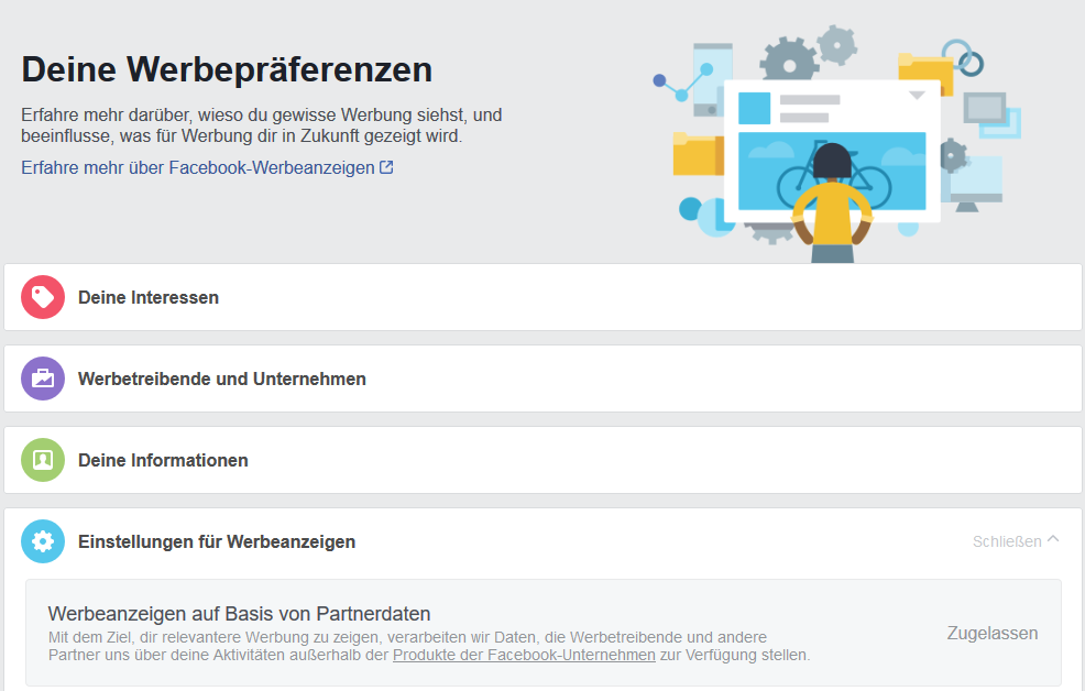 Facebook Werbeanzeigen Datenschutz