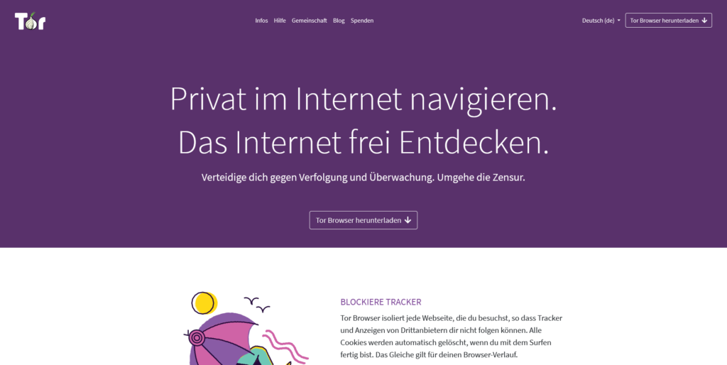 Das Tor Project Privatsphäre Freiheit Online